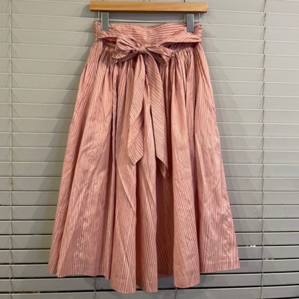J.McLaughlin Pink High Waisted Formal Skirt
